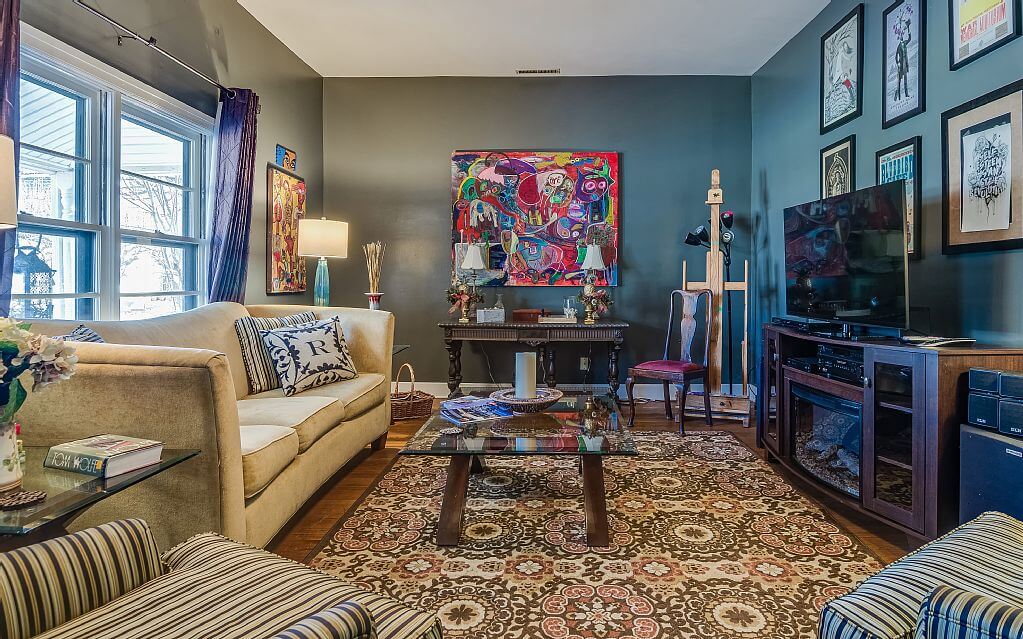 The living room at General's charge