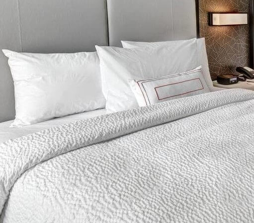 The bed in a room at SpringHill Suites Nashivlle Brentwood
