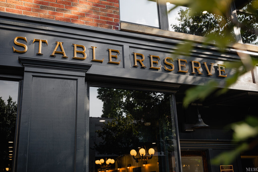 The outside of Stable Reserve