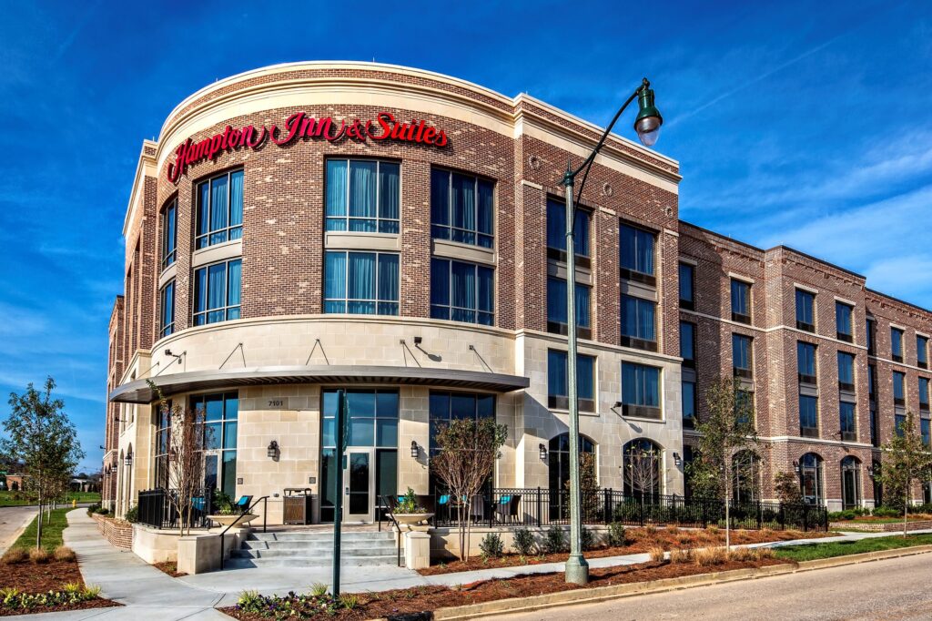 The exterior of Hampton Inn & Suites Franklin Berry Farms