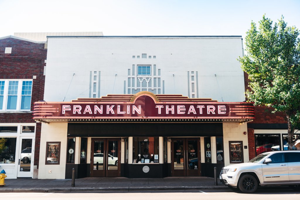 Franklin Theatre on Main Street in Franklin, TN