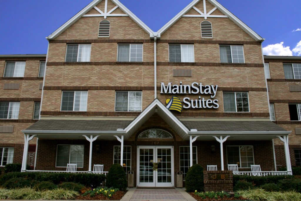 The exterior of MainStay Suites Franklin