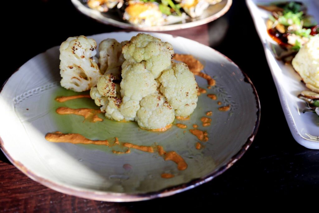 Roasted cauliflower at The Honeysuckle